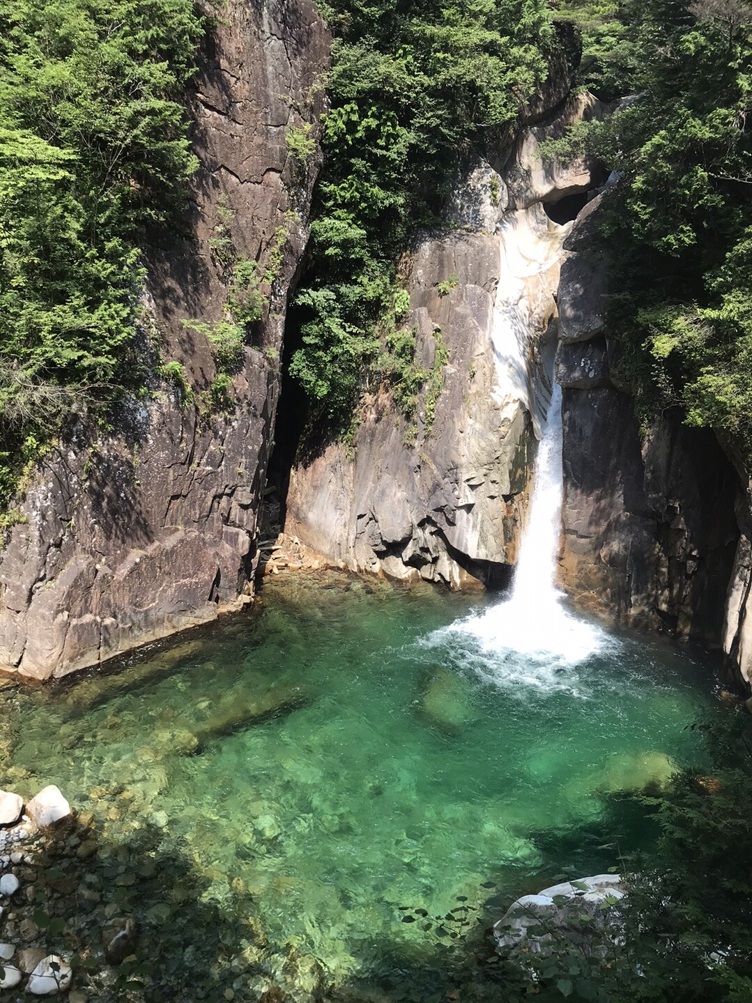 柿其渓谷 牛ヶ滝までのハイキングと水遊び Hiroさんの奥三界岳 夕森山の活動データ Yamap ヤマップ