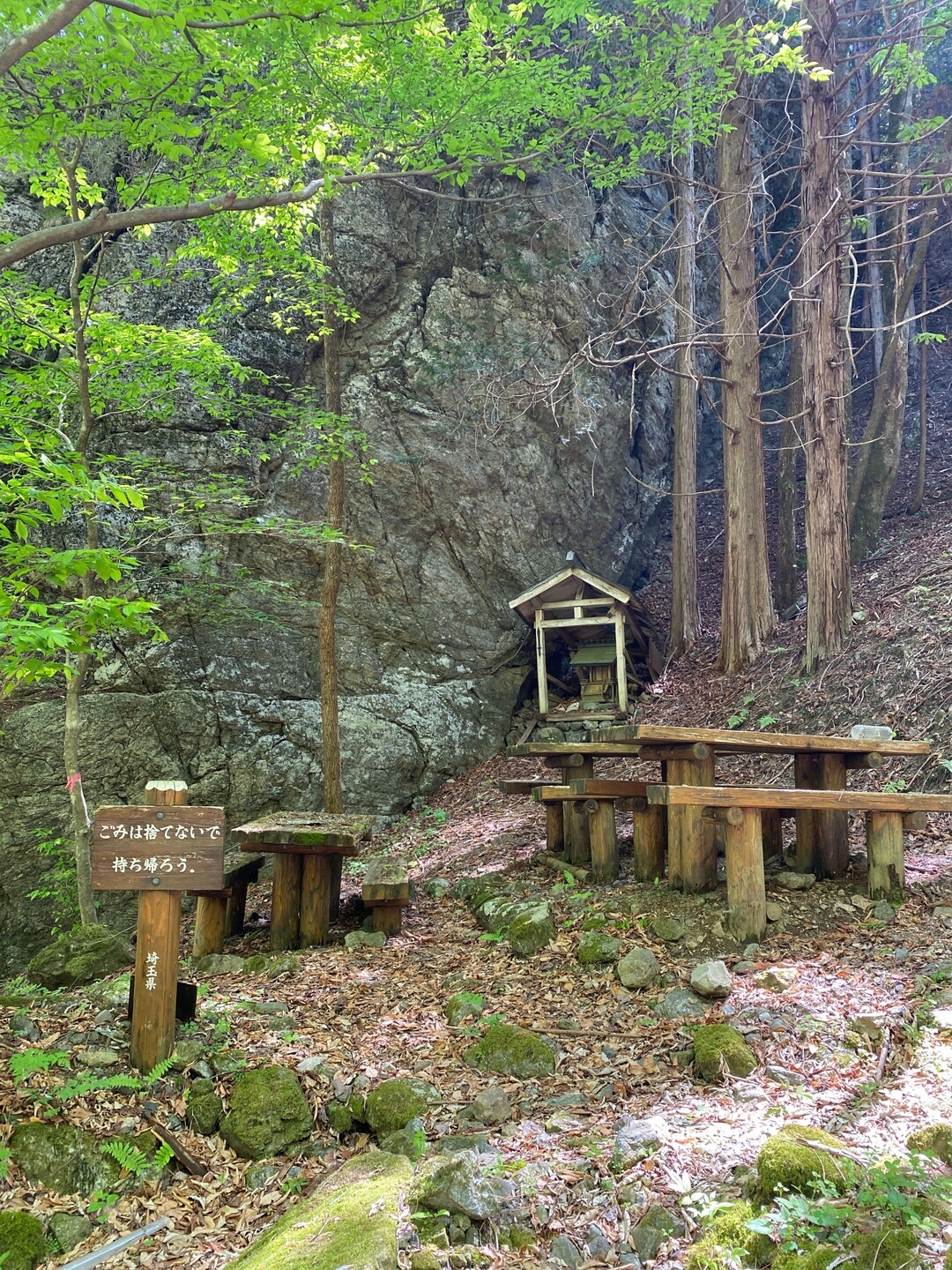 両神山　坂本から日向大谷へ