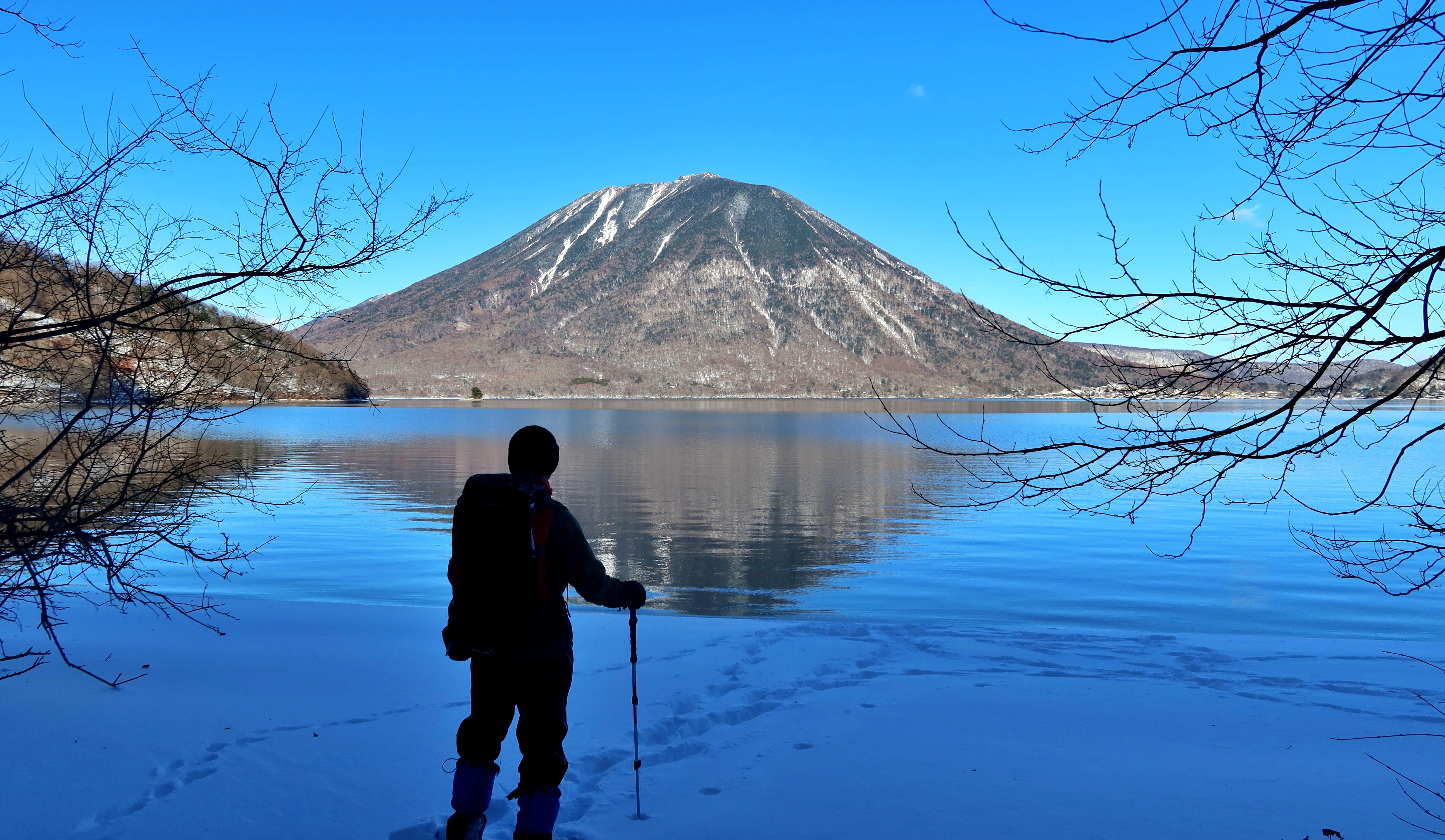 社山へ 雪の男体山 を見たくて Kazuさんの社山 半月山の活動データ Yamap ヤマップ
