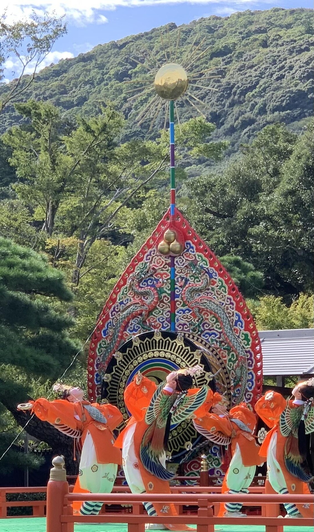 伊勢神宮新穀感謝祭 神宮舞楽7枚セット 神宮舞楽 栄久舞 飾り皿