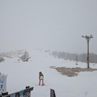霧ヶ峰・車山・大笹峰 あっという間の吹雪でパウダースノー。