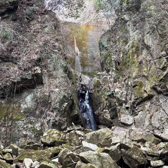 六甲山・長峰山・摩耶山 地獄大滝の上流にも小さな滝