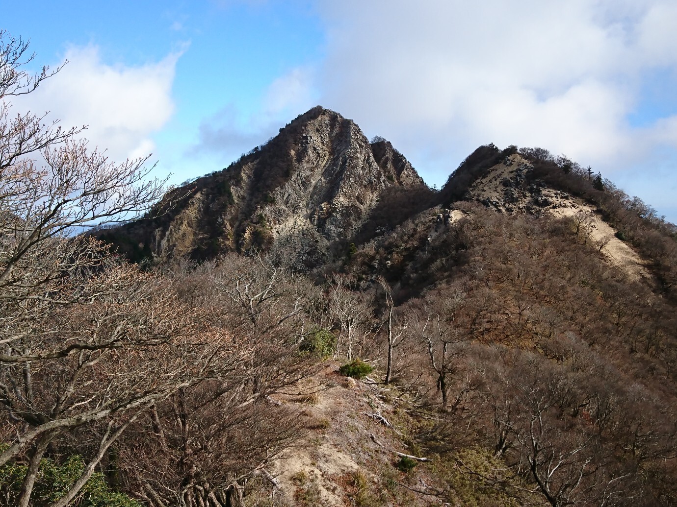 水沢岳 西瑞尾根 鎌尾根 鎌ケ岳プチ縦走 19 11 23 Kenkenさんの入道ヶ岳 鎌ヶ岳 仙ヶ岳の活動データ Yamap ヤマップ
