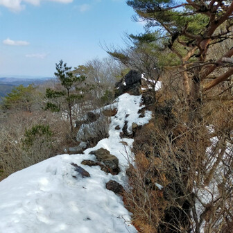 霊山 蟻の戸渡😬渡れない