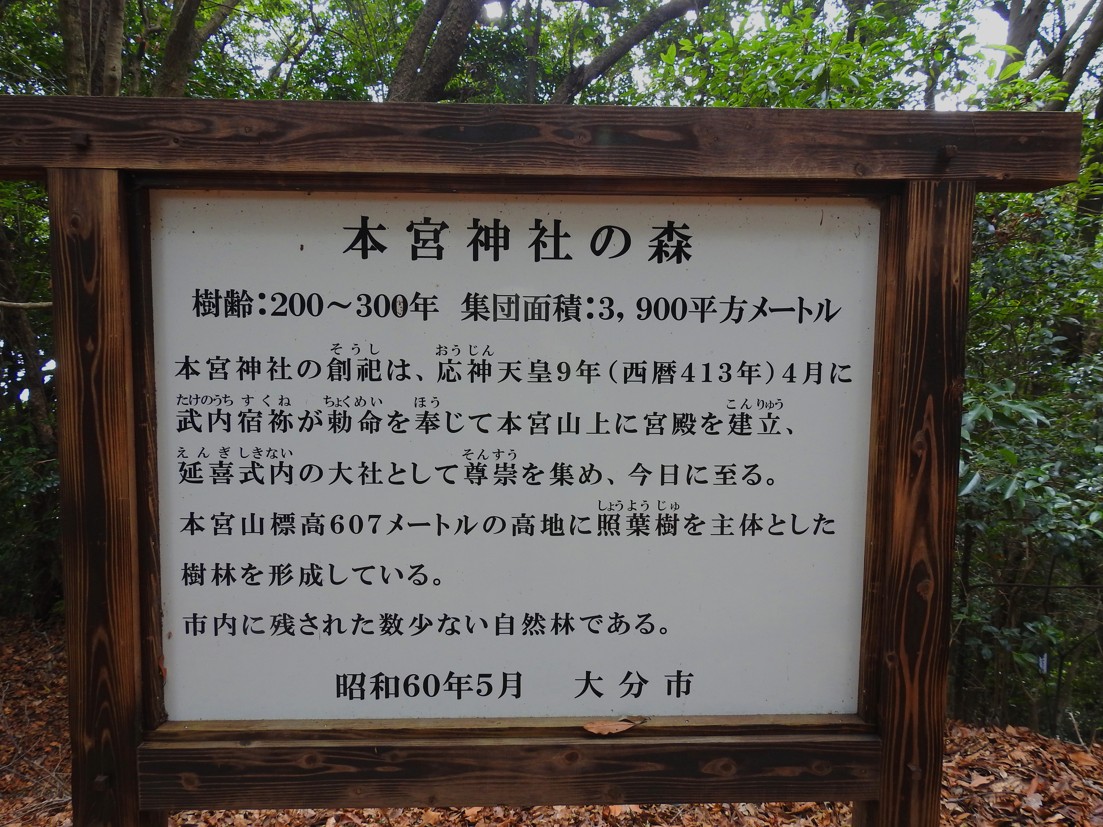 本宮山 西寒田神社コース Zakotsuさんの大分市の活動日記 Yamap ヤマップ
