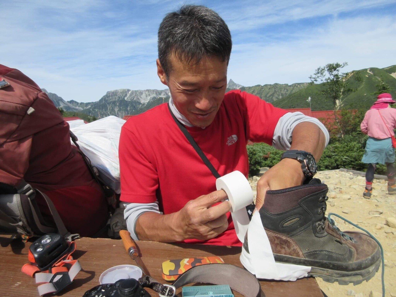 登山靴の応急処置 登山靴は長年履き混んで Sj10さんのモーメント Yamap ヤマップ