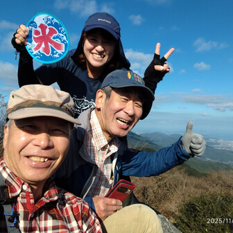 憧れの唐人の舞の上で記念撮影二枚目ですよ～。
