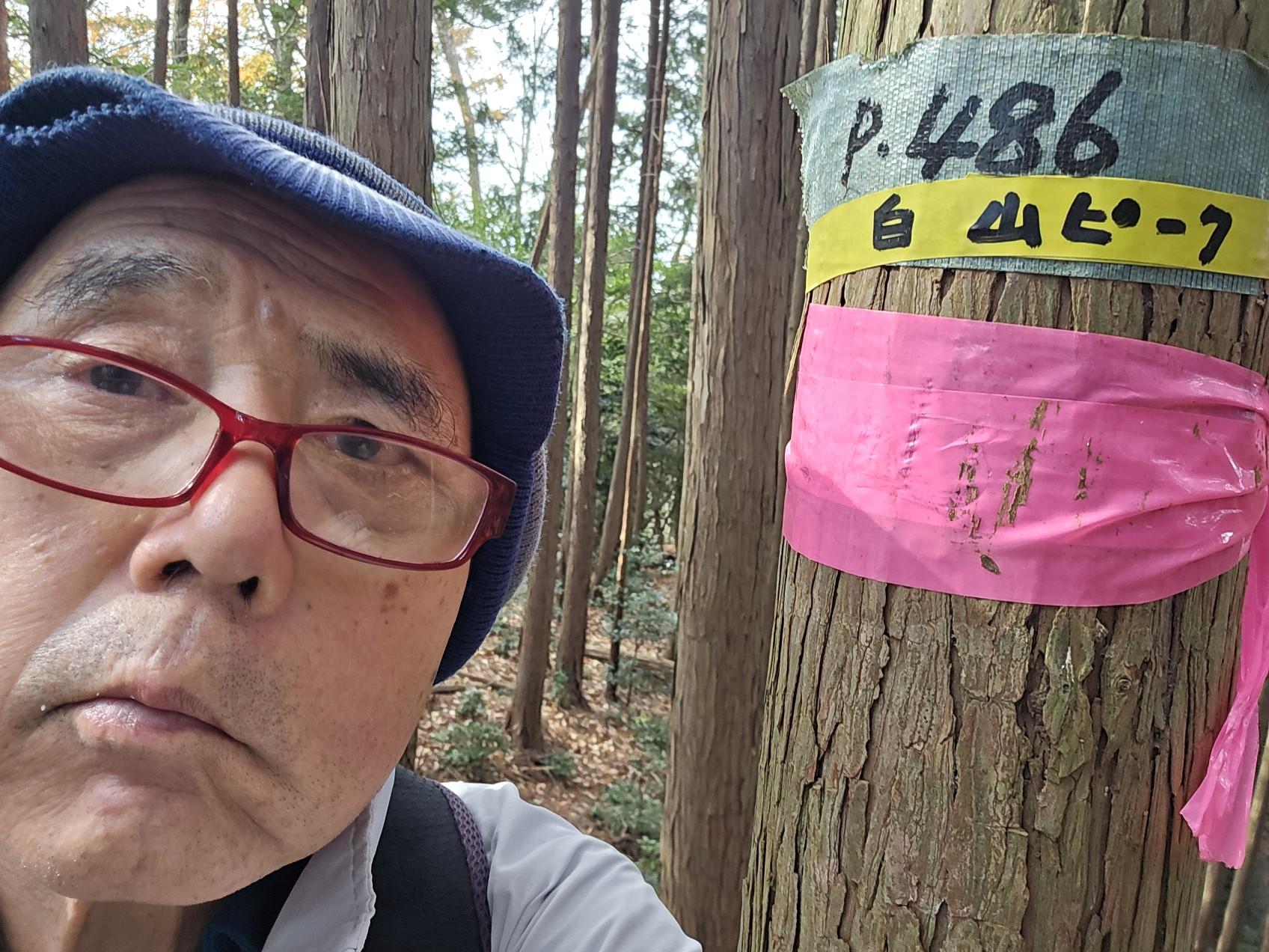 三輪山・巻向山・龍王山 自撮りです❗。