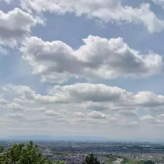 東谷山山頂展望台からの景色