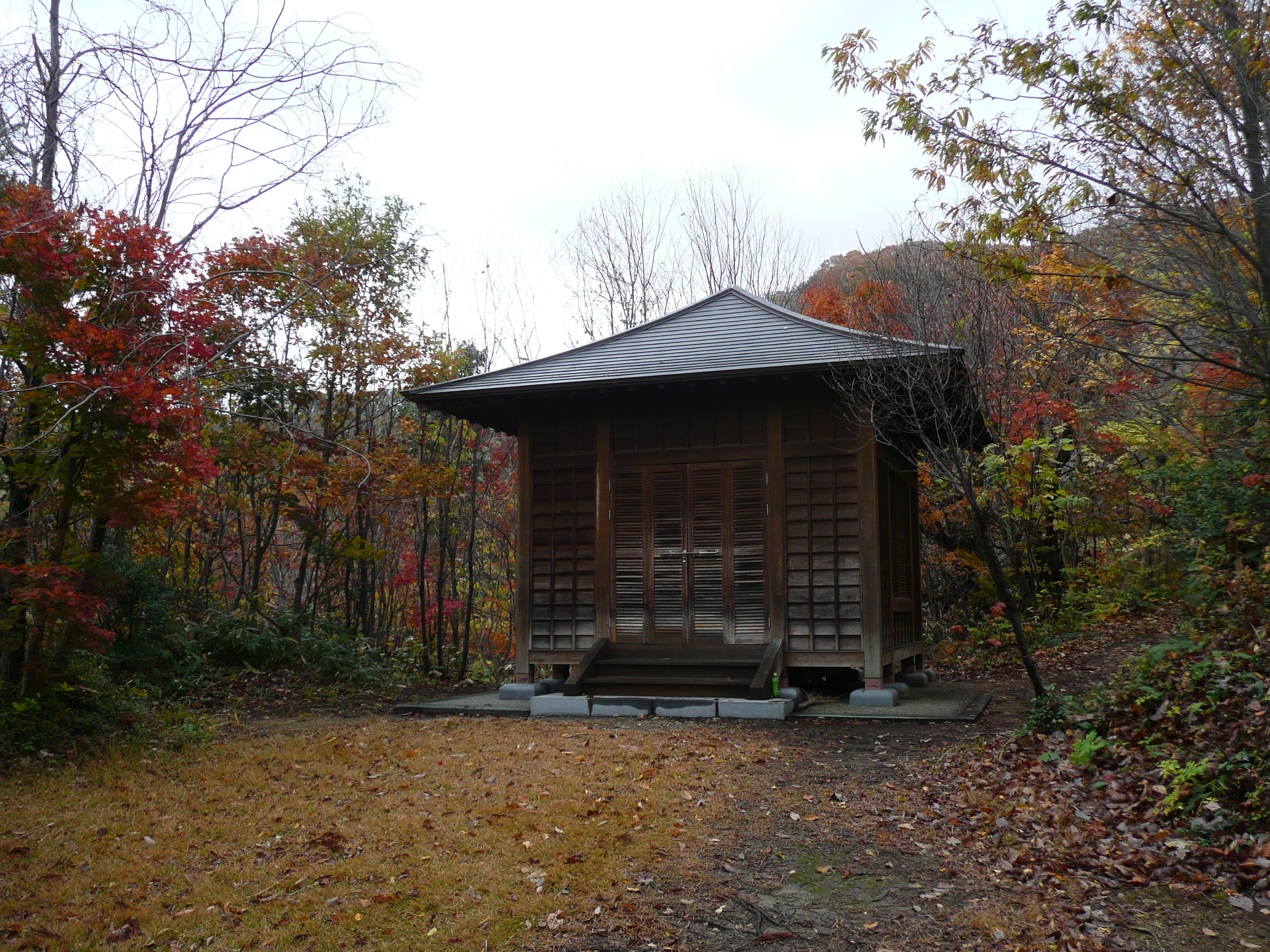 晩秋の遣水観音山 つくばね新道 観音堂 遣水禅定道 たかさんの大倉岳 蓮如山の活動データ Yamap ヤマップ