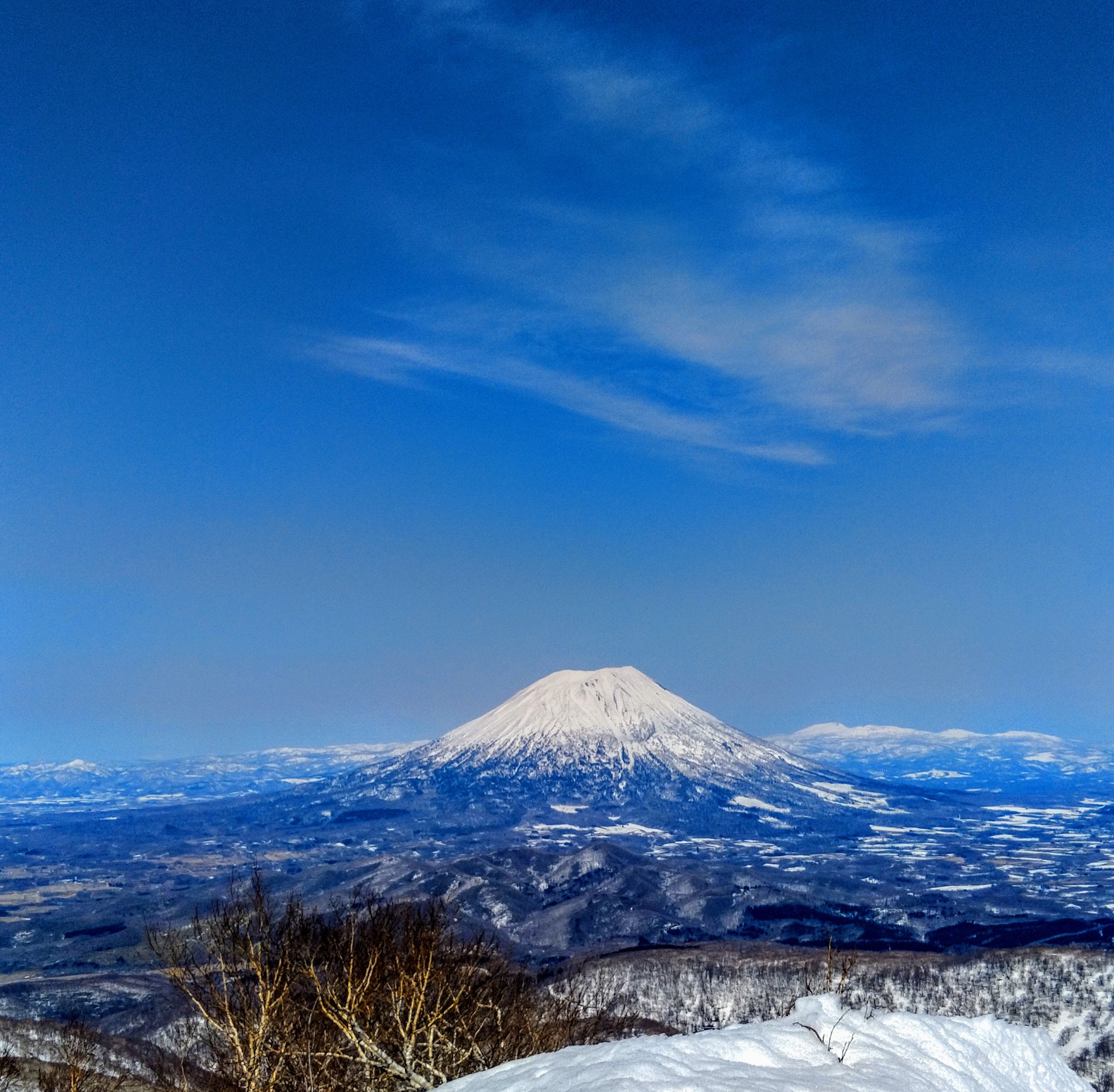 出汁は昆布岳 西昆布岳 羊蹄 ニセコ全山展望台 04 03 鳴兎さんの昆布岳 西昆布岳の活動データ Yamap ヤマップ