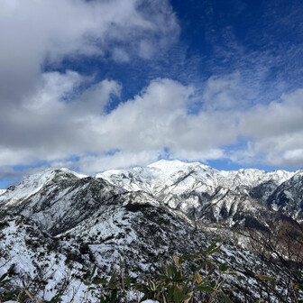 白山はここからじゃ見えないナ