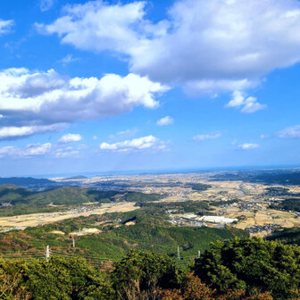 障子ケ岳から関門海峡を