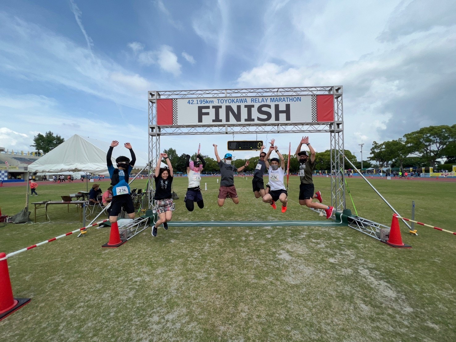 豊川リレーマラソン チーム名はゆるおじさ みつさんのモーメント Yamap ヤマップ