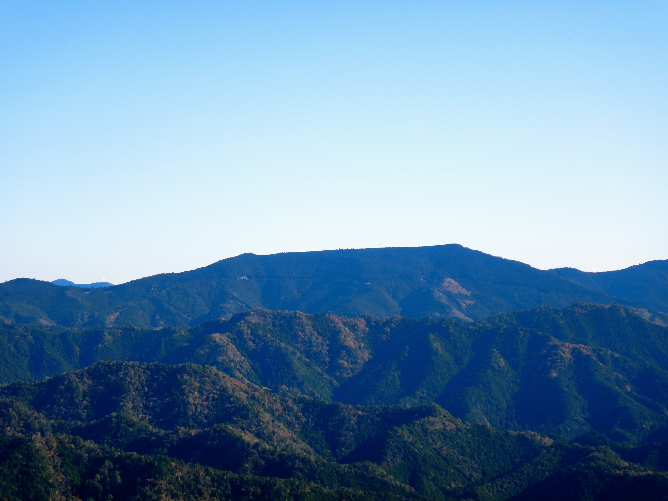 大森山 城山 弓張山 浅間山 県境の弓張山地の稜線でオロオロ Noriphyさんの城山 浅間山 弓張山の活動データ Yamap ヤマップ