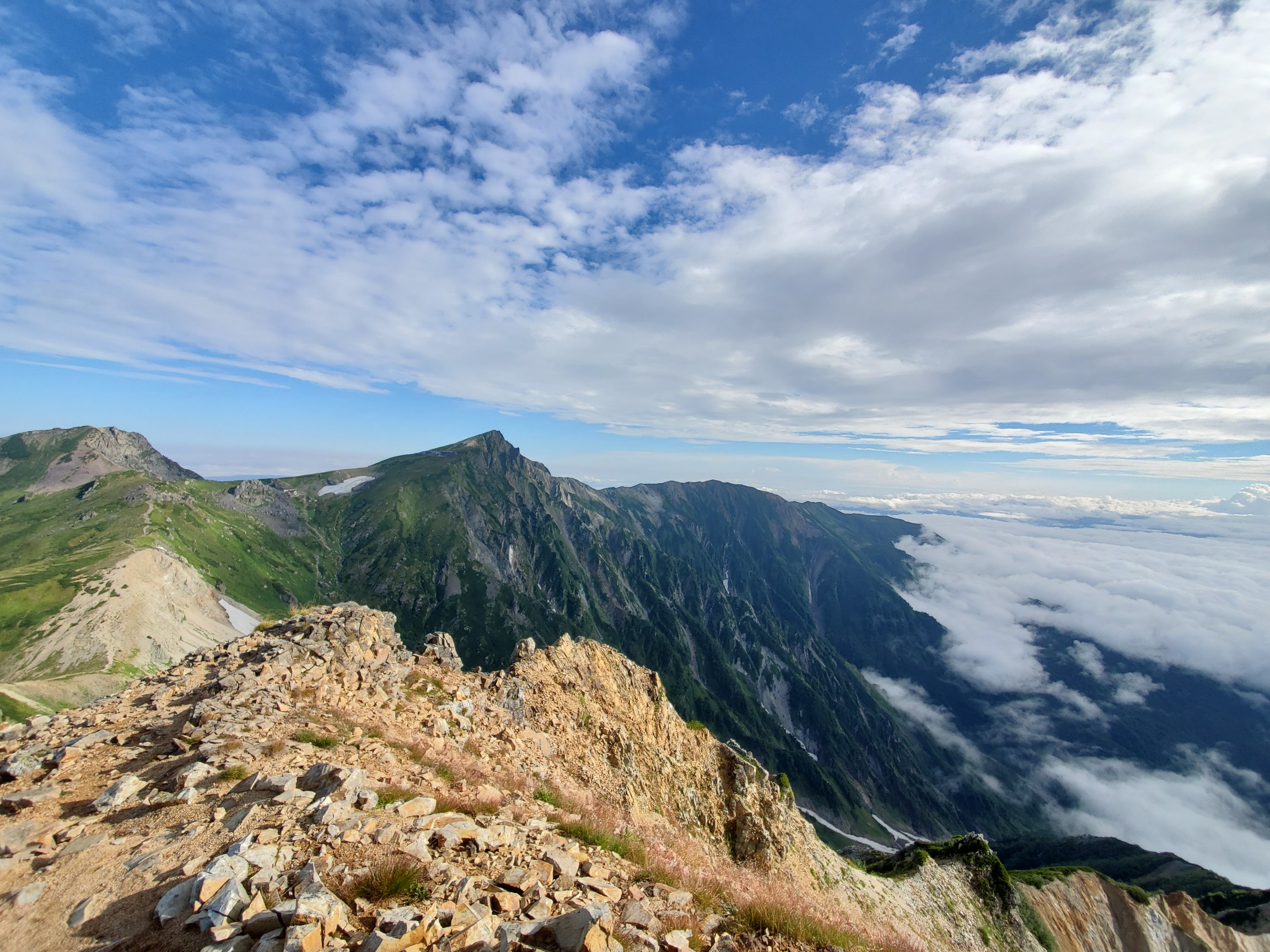 0903 04 白馬岳 丸山 黒部市 杓子岳 白馬鑓ヶ岳 Naitoさんの白馬岳 小蓮華山の活動データ Yamap ヤマップ