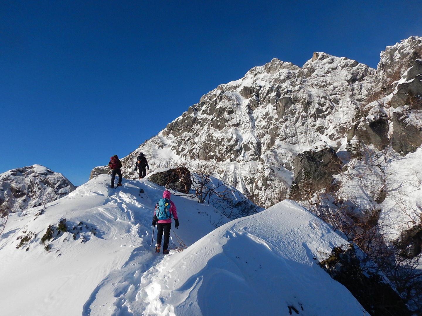 男はやっぱり黒戸尾根 厳冬期甲斐駒ケ岳 山の上のまっちゃんさんの甲斐駒ヶ岳 日向山の活動日記 Yamap ヤマップ