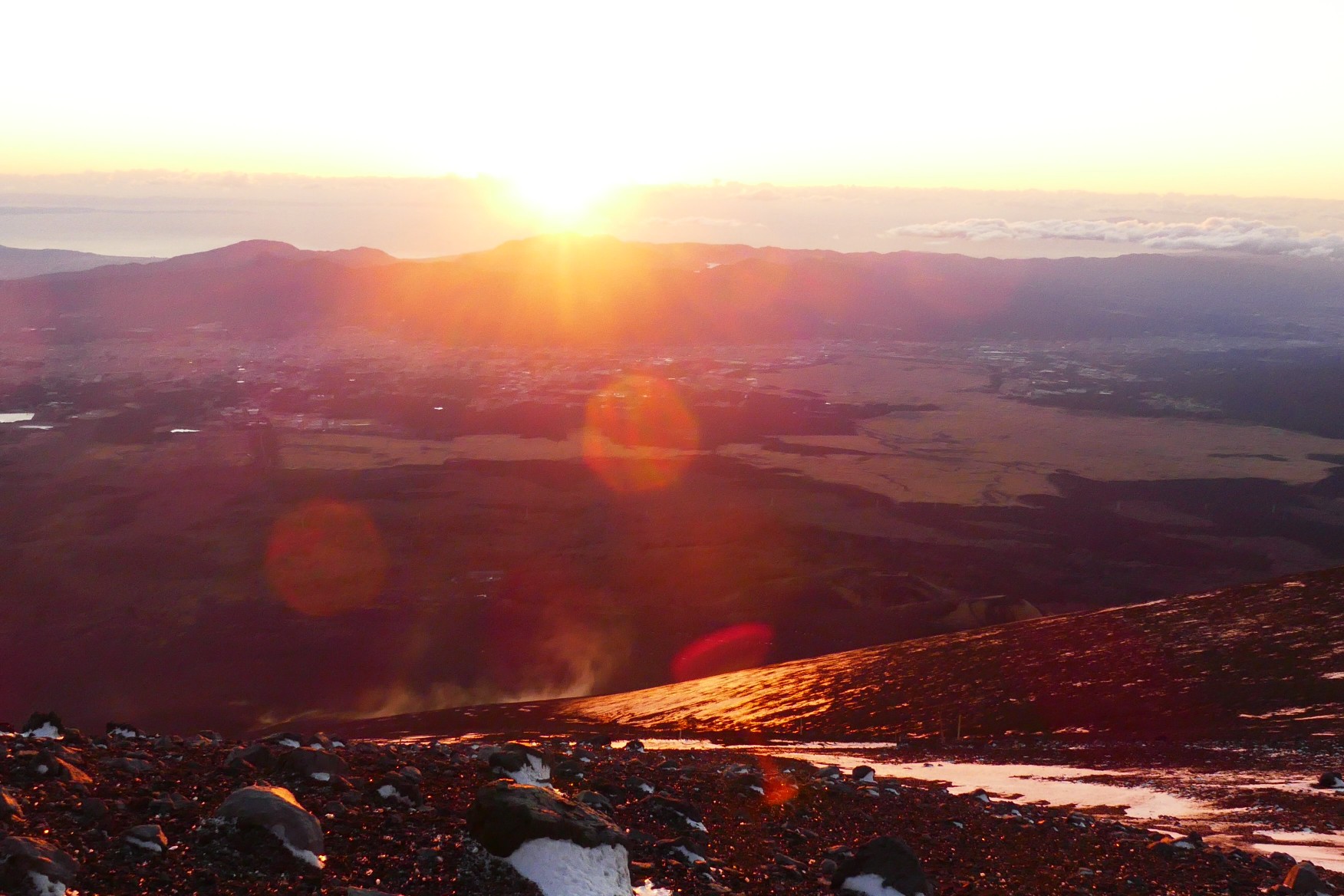 元旦初日の出富士山 2650mで初日の出 21 01 01 かずやさんの富士山の活動データ Yamap ヤマップ