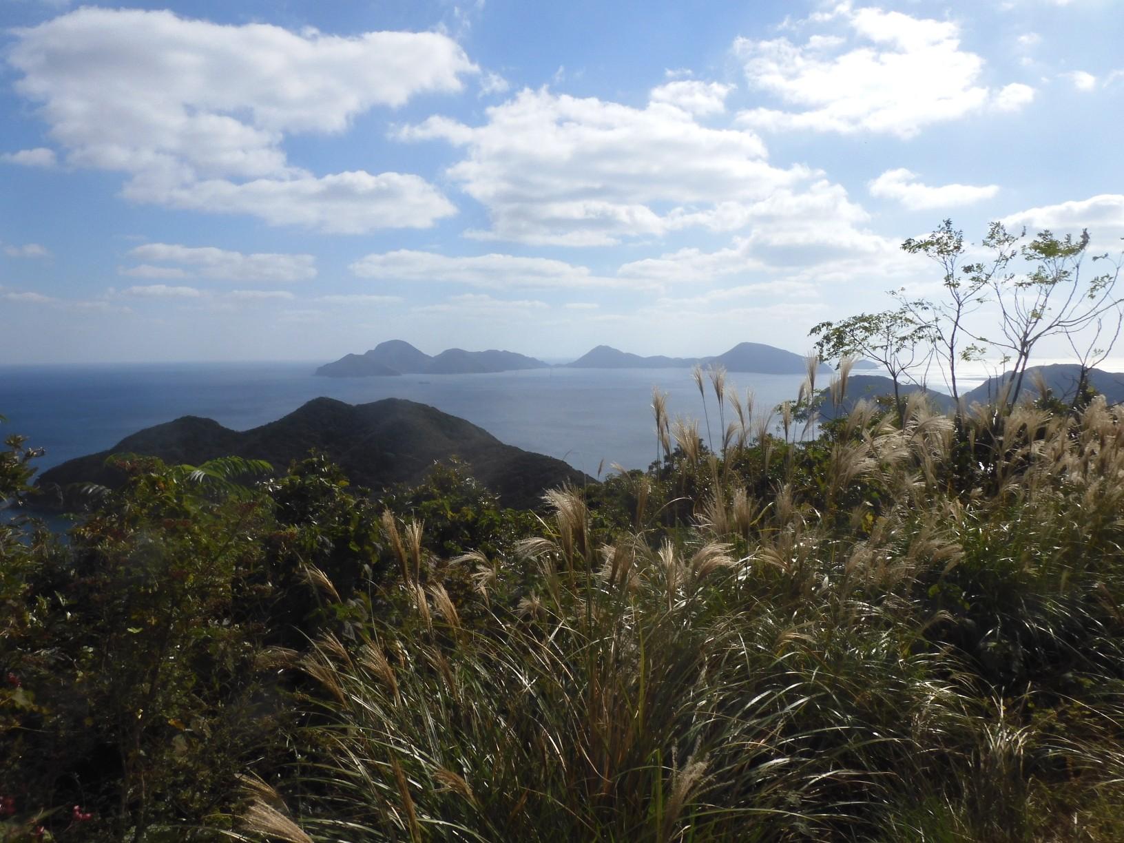 遠見番山山頂より、椛島方面