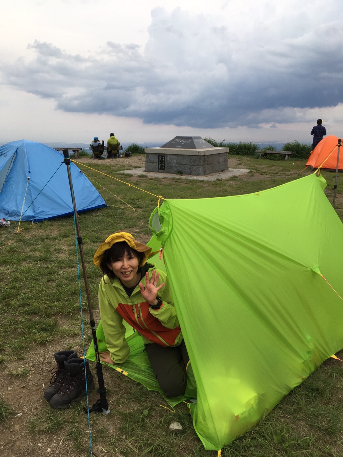 岩湧山でツェルト泊デビュー リーダーちゃんさんの岩湧山 一徳防山 三石山の活動データ Yamap ヤマップ