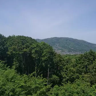 生駒山。いつもと反対側、始めての景色