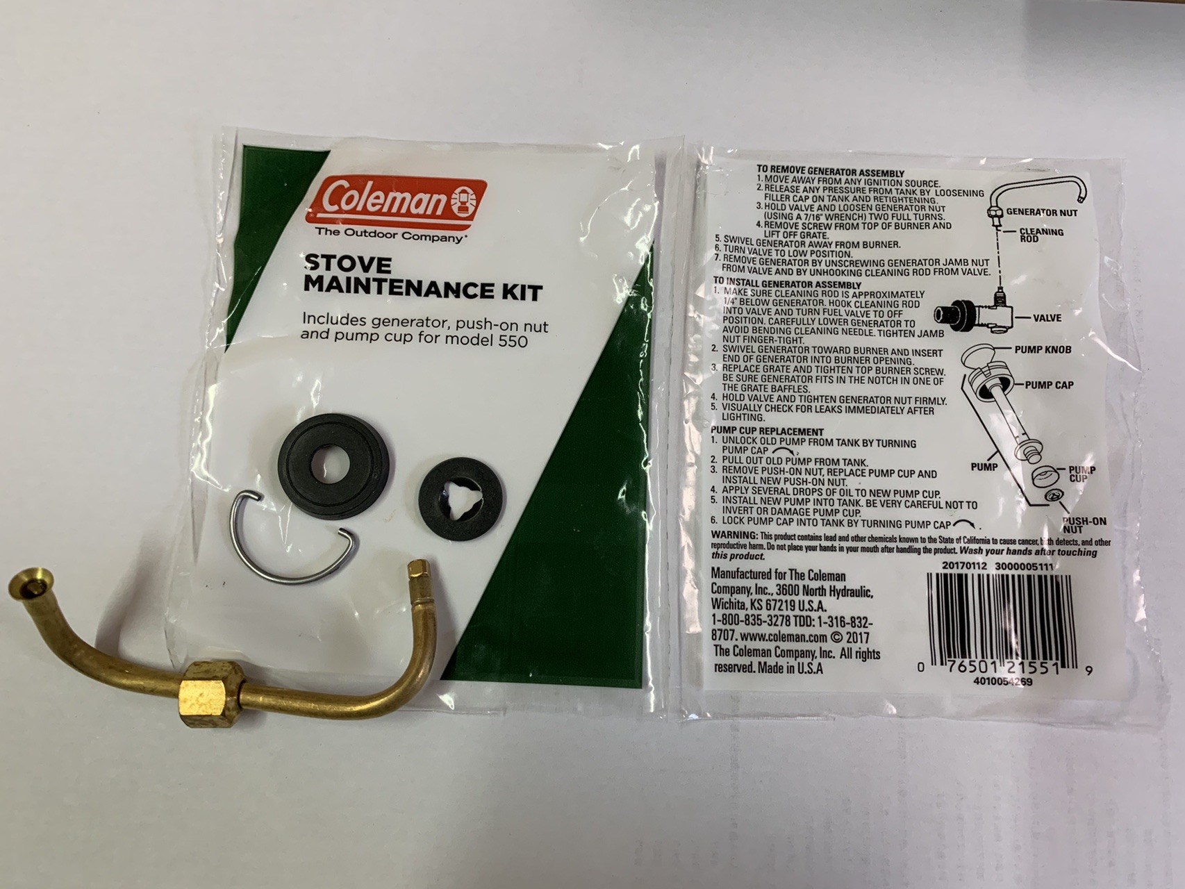 Coleman550b 予備パーツ付属 SINGLE BURNER 四角く 動作確認済み