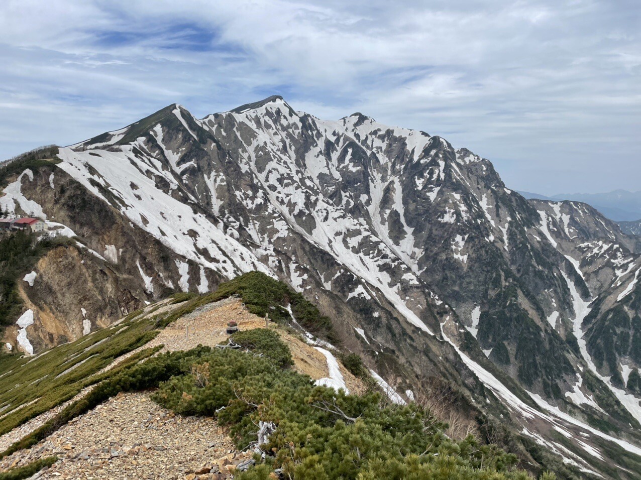 初の北ア 爺ヶ岳から尊崇する鹿島槍ヶ岳を 柏原新道ピストン なーたーさんの鹿島槍ヶ岳 五竜岳 五龍岳 唐松岳の活動日記 Yamap ヤマップ