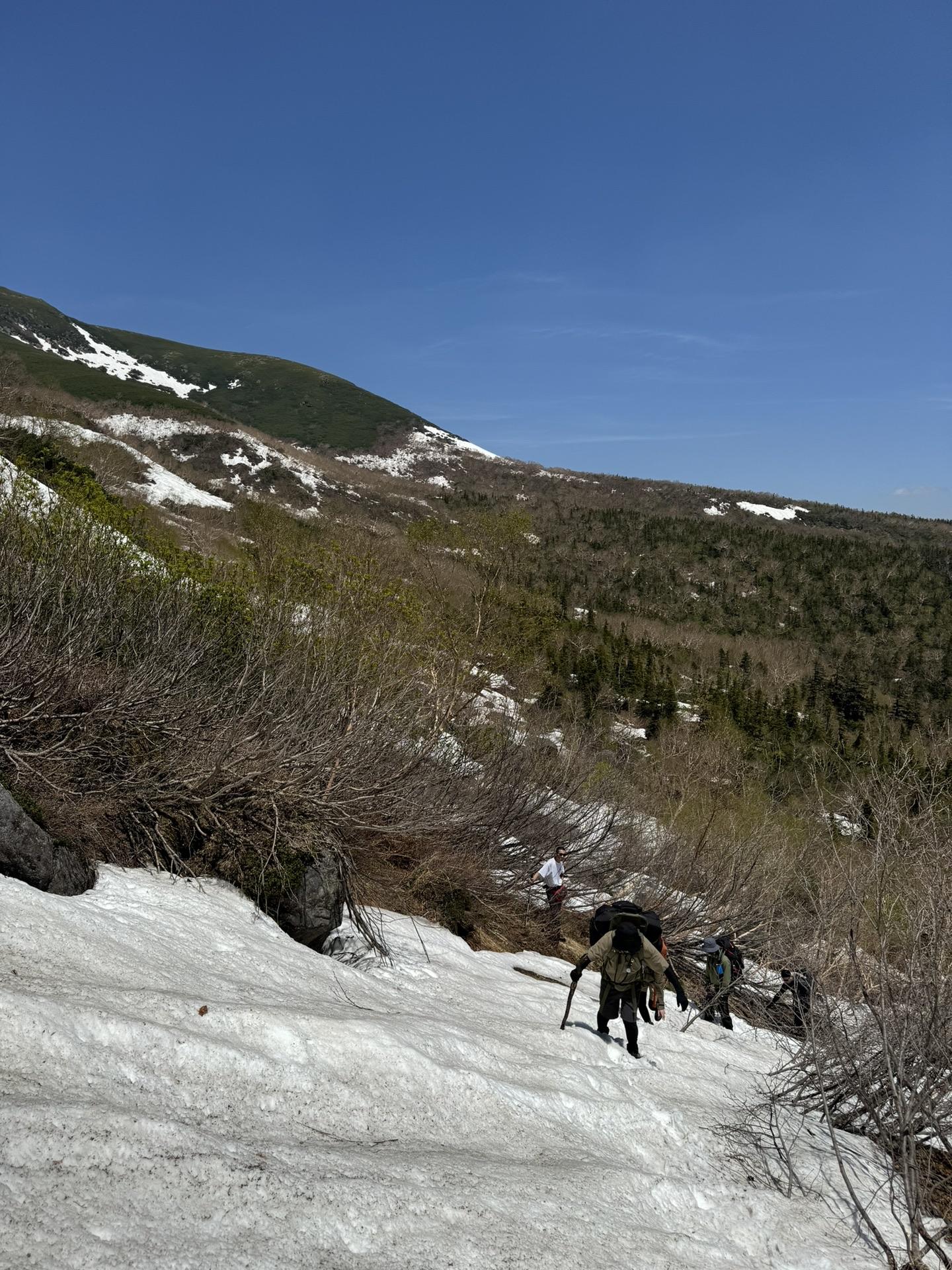 出発きてすぐに険しい道のりでしたが、常に絶景でした