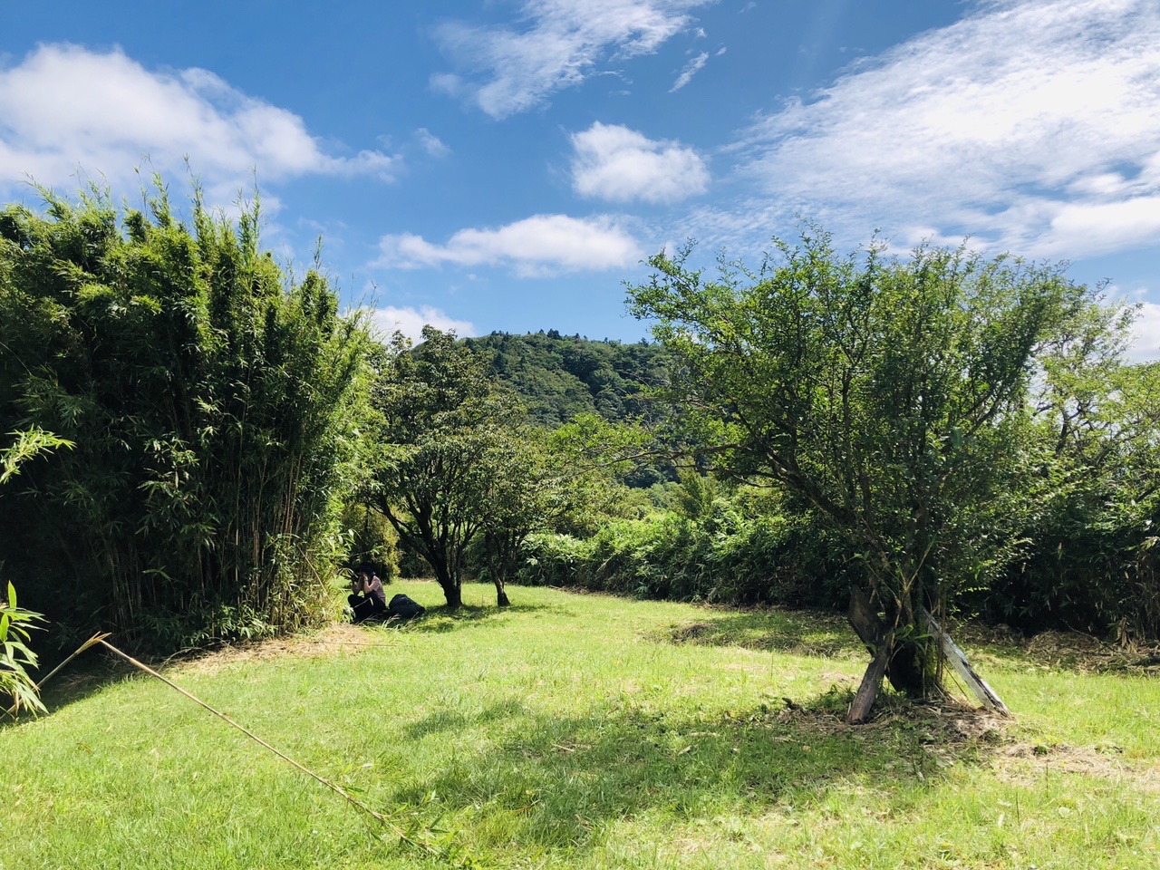 休憩できる広場！