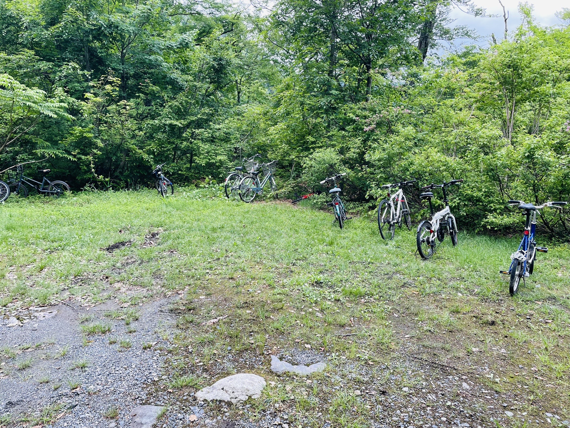 折り畳みチャリの見本市かってゆう笑