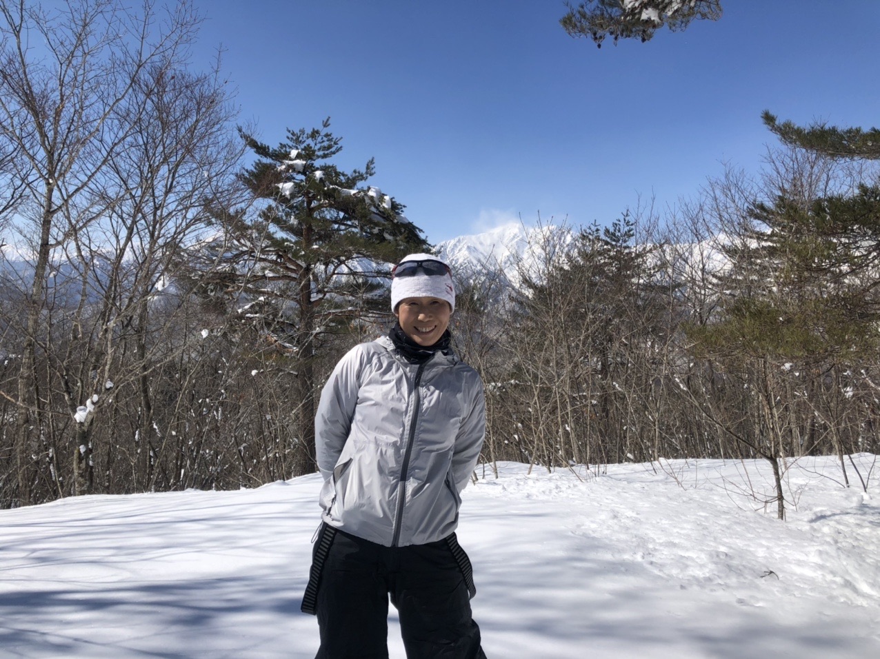ヤナバスキー場駐車場〜ヤナバ山頂〜権現山ピストン(山スキー) / chiharuhiraokaさんの鹿島槍ヶ岳・五竜岳（五龍岳）・唐松岳の活動