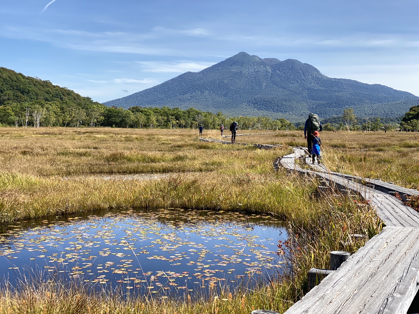 子どもと行く草紅葉の尾瀬ヶ原 09 29 くっきーさんの至仏山 悪沢岳 笠ヶ岳の活動データ Yamap ヤマップ