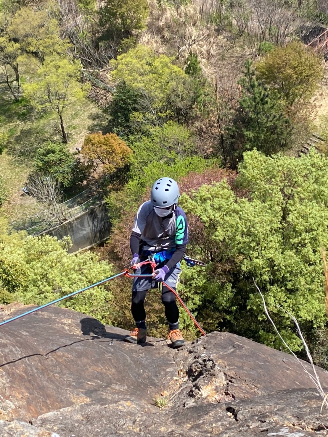 伊木山でロープワーク講習会 22 04 10犬山山岳会 Osamさんのウォーキングの活動データ Yamap ヤマップ