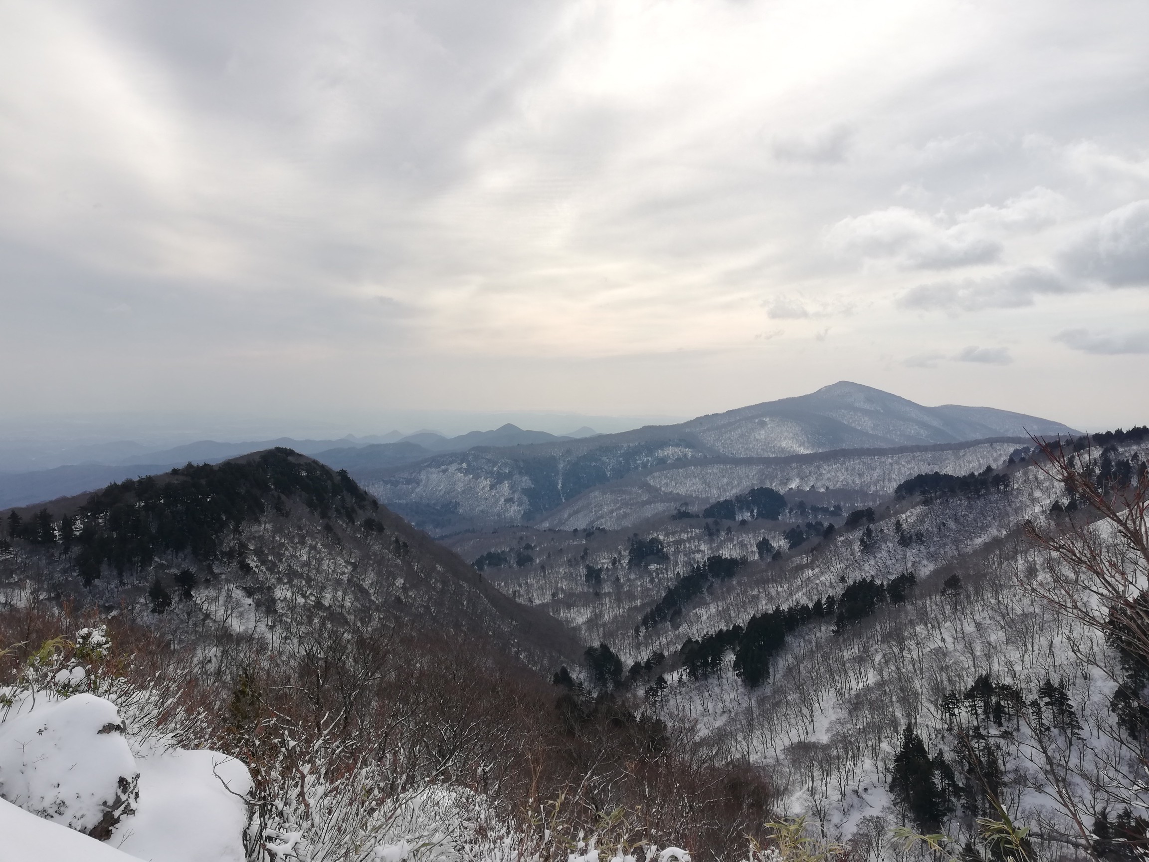 七ツ森も見える〜
