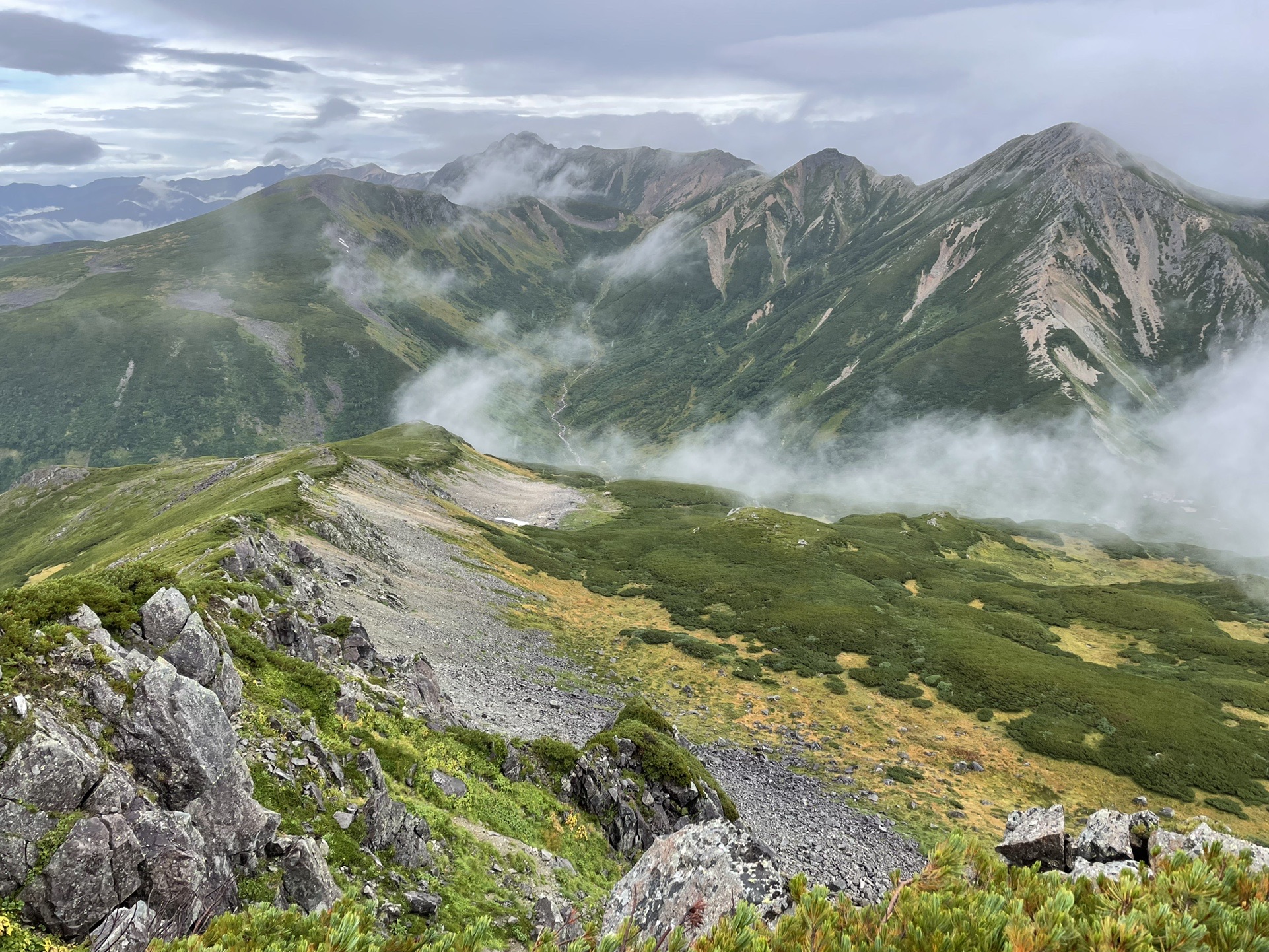 樅沢岳・双六岳・丸山・三俣蓮華岳 / 卵とじさんの槍ヶ岳・穂高岳・上高地の活動データ YAMAP / ヤマップ