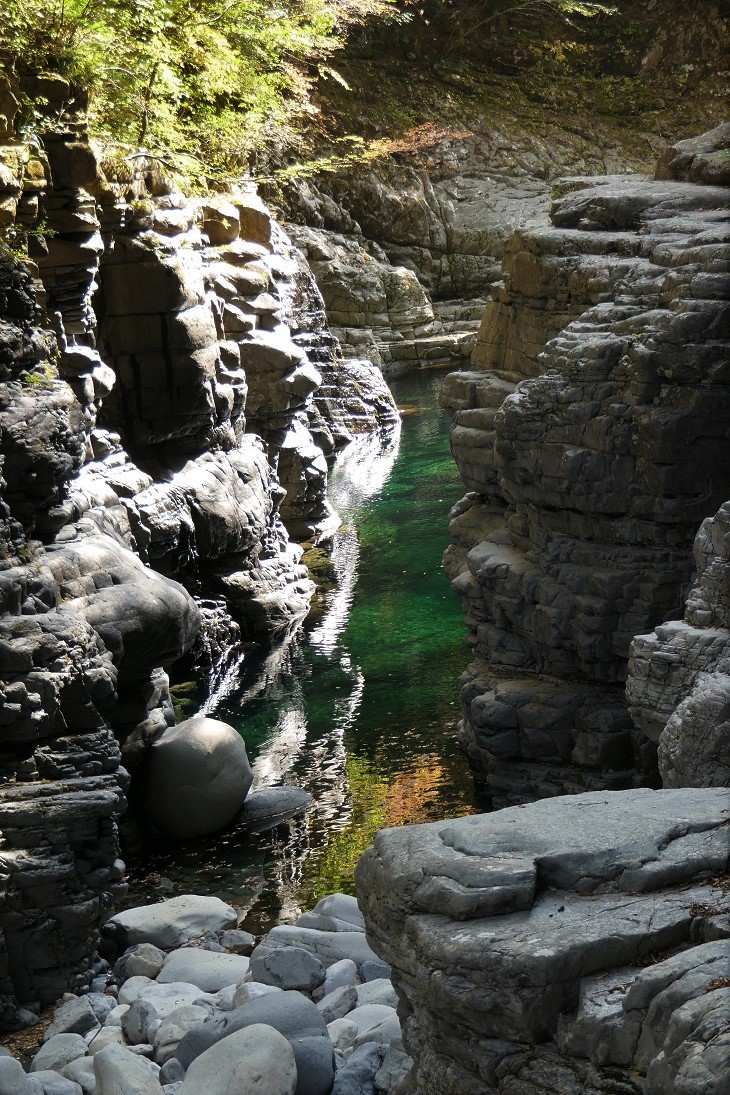 Go To面河渓 紅葉と渓谷美 プチ登山 Denaliさんの石鎚山 堂ヶ森 二ノ森の活動データ Yamap ヤマップ