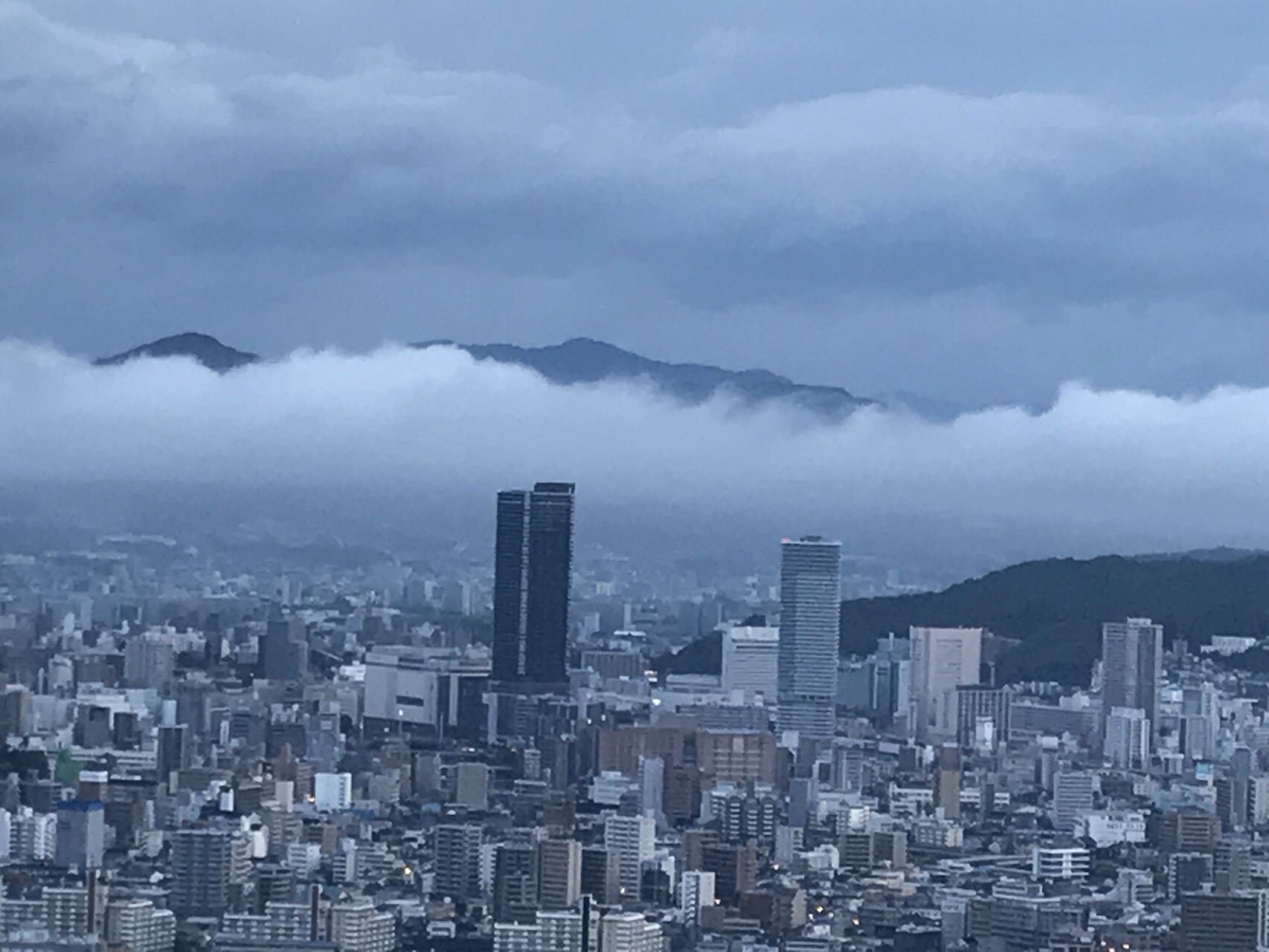 黄金山2回目登りました 展望台から景色です 広島市内が一望できます エルさんの広島市の活動データ Yamap ヤマップ