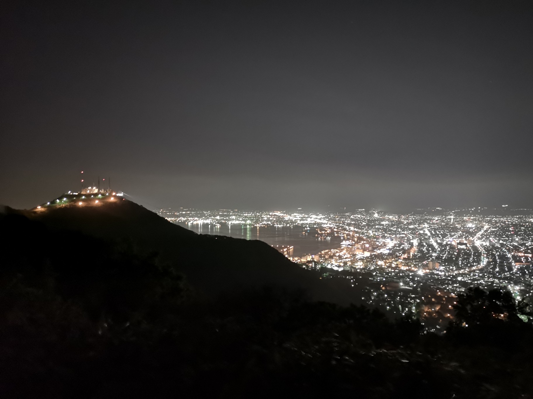 函館山 立待岬からの登山道夜編 ノースロードさんの函館山の活動日記 Yamap ヤマップ