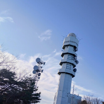 反対側には気象塔に電波塔
なんだろう、気持ち上がる🤭