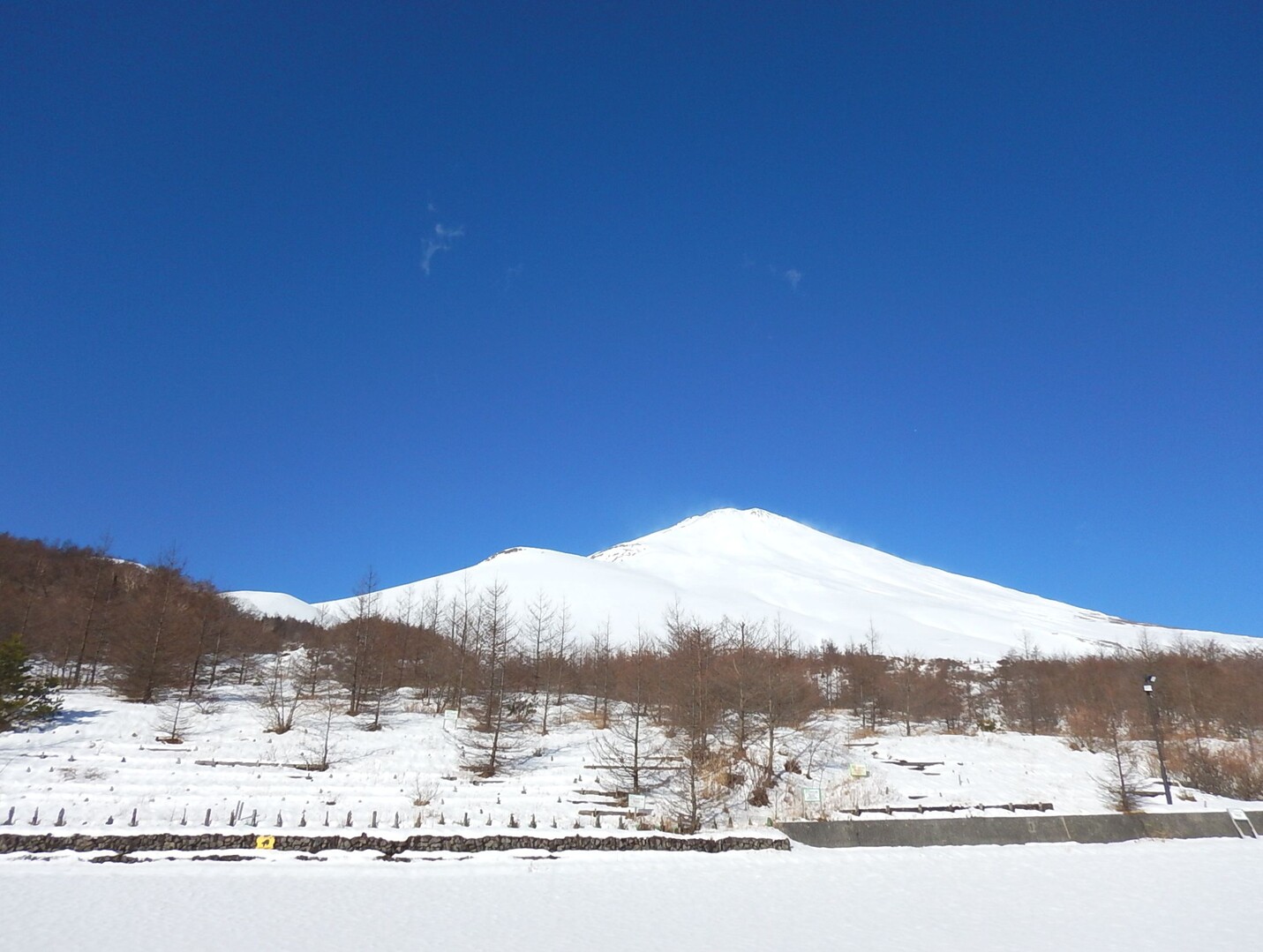 二ッ塚 青い空 白い富士 Soranotoriさんの富士山登山ルート3776 1日目コースの活動日記 Yamap ヤマップ