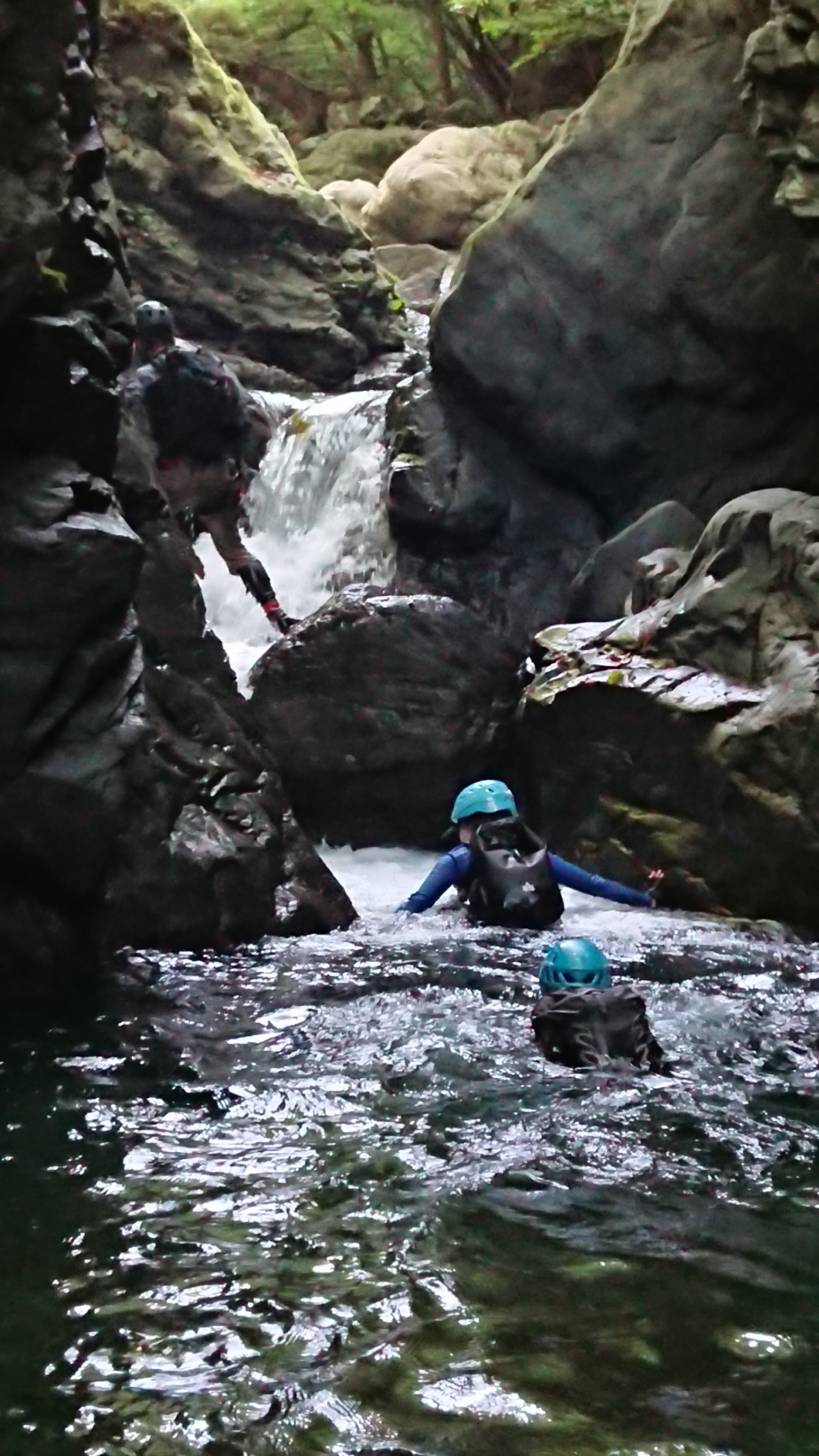 最初の一滴を探しに 日原川水系 倉沢谷本谷遡行 マイモーズの悪場下降 Fumiさんの川苔山 川乗山 の活動データ Yamap ヤマップ