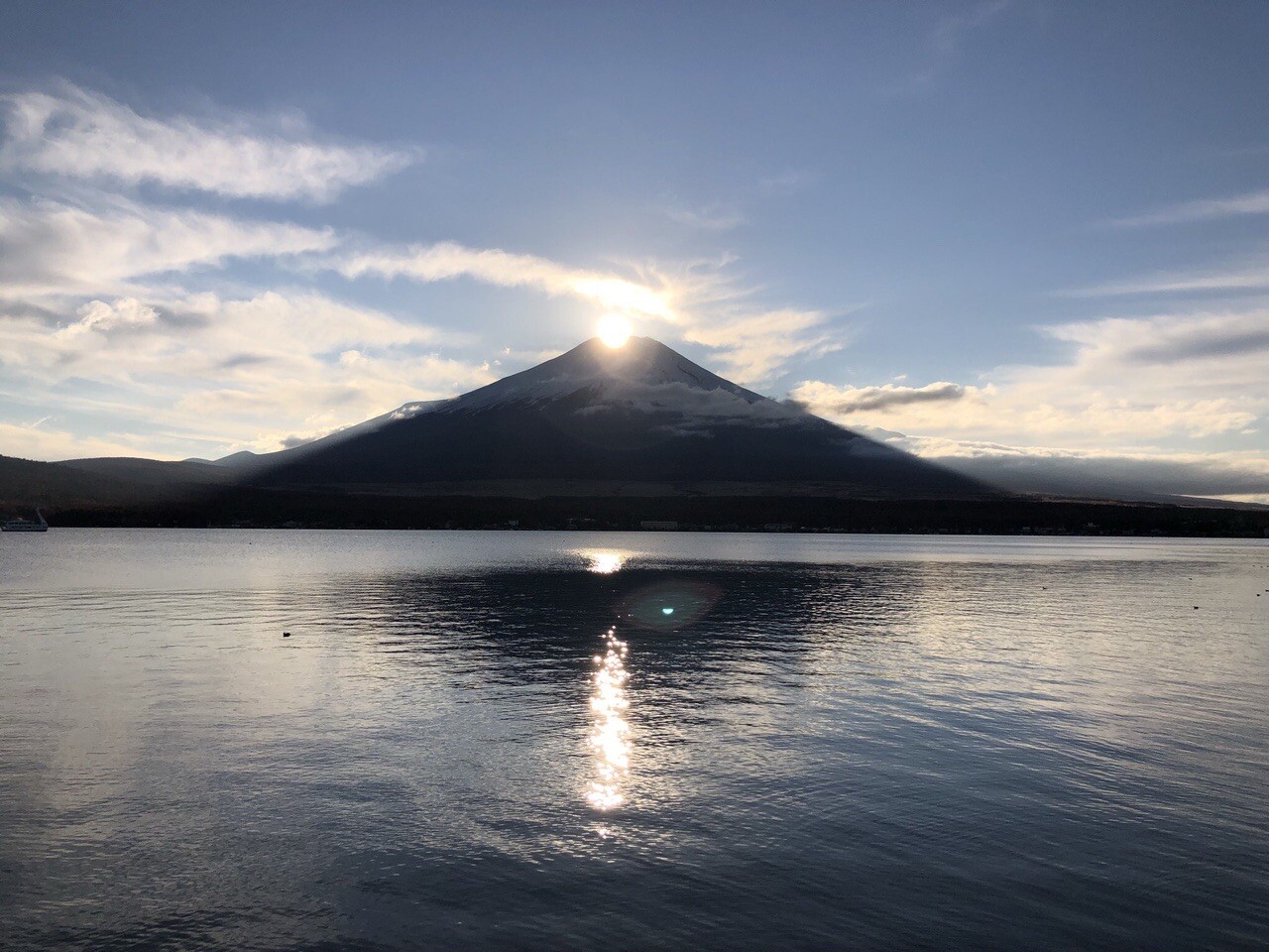 昨日帰り道 山中湖で ダイヤモンド富士が れいさんのモーメント Yamap ヤマップ