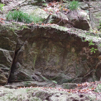 若草山・芳山・高円山 夕日観音と