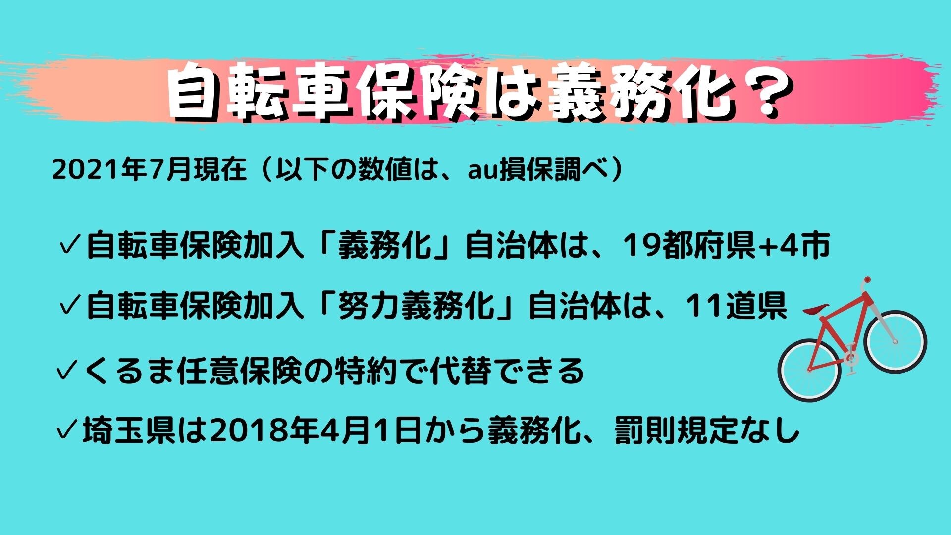 自転車 任意 保険 義務 化