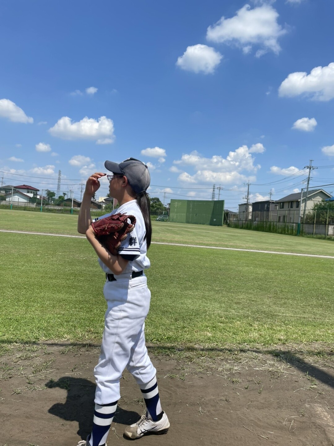 青空の下 真ん中の娘の少年野球６年間が終 マドモアゼルさんのモーメント Yamap ヤマップ