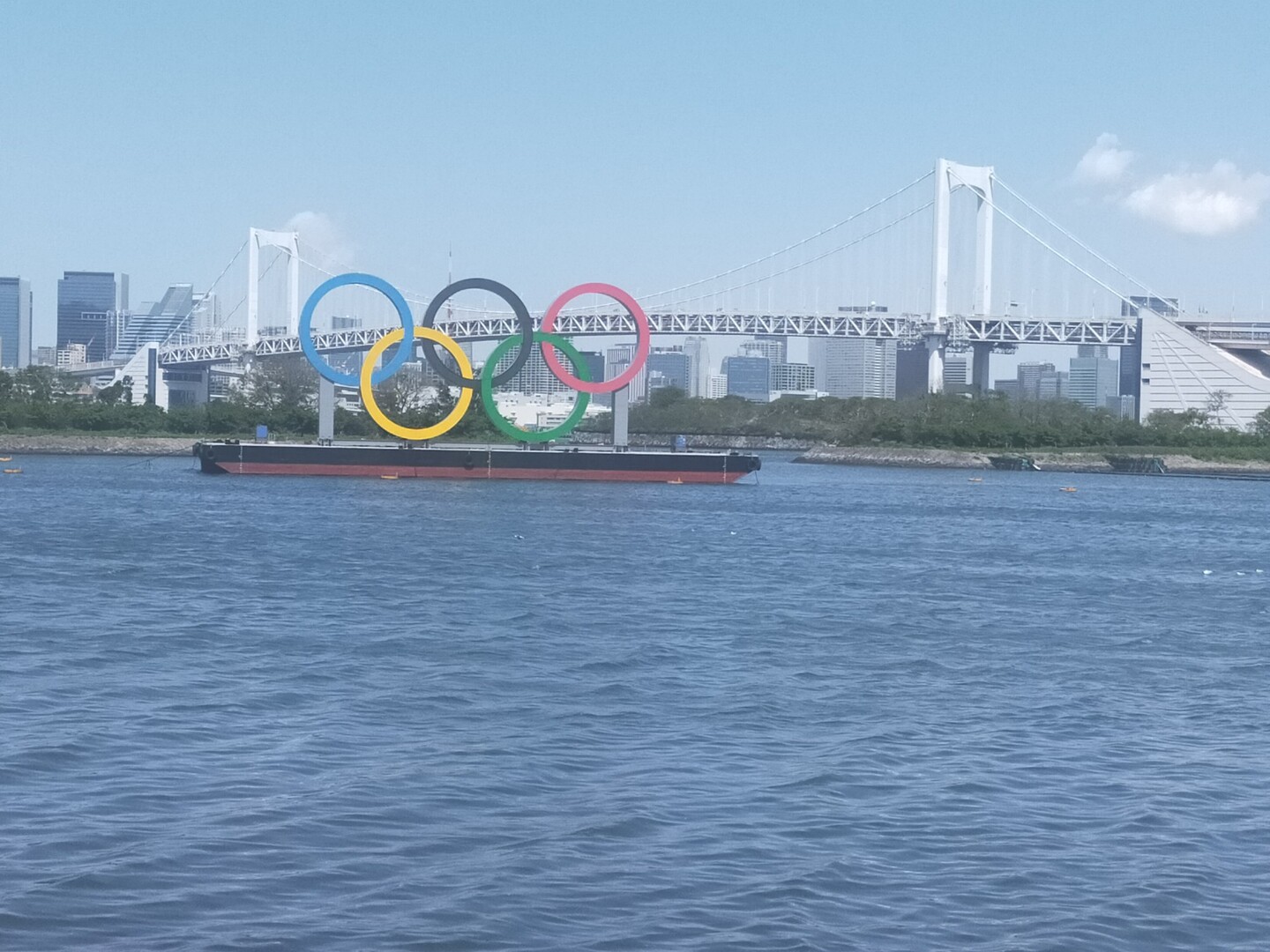ポカポカ陽気に誘われ まったりチャリポタ お台場にオリンピックモニュメント出現 Denaliさんの東京都23区 中央エリアの活動日記 Yamap ヤマップ