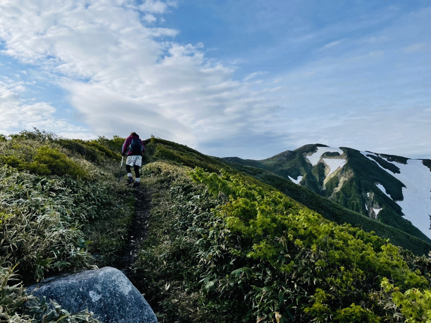 小屋番さん忙しそうだったので、とりあえずタモギ山へ。