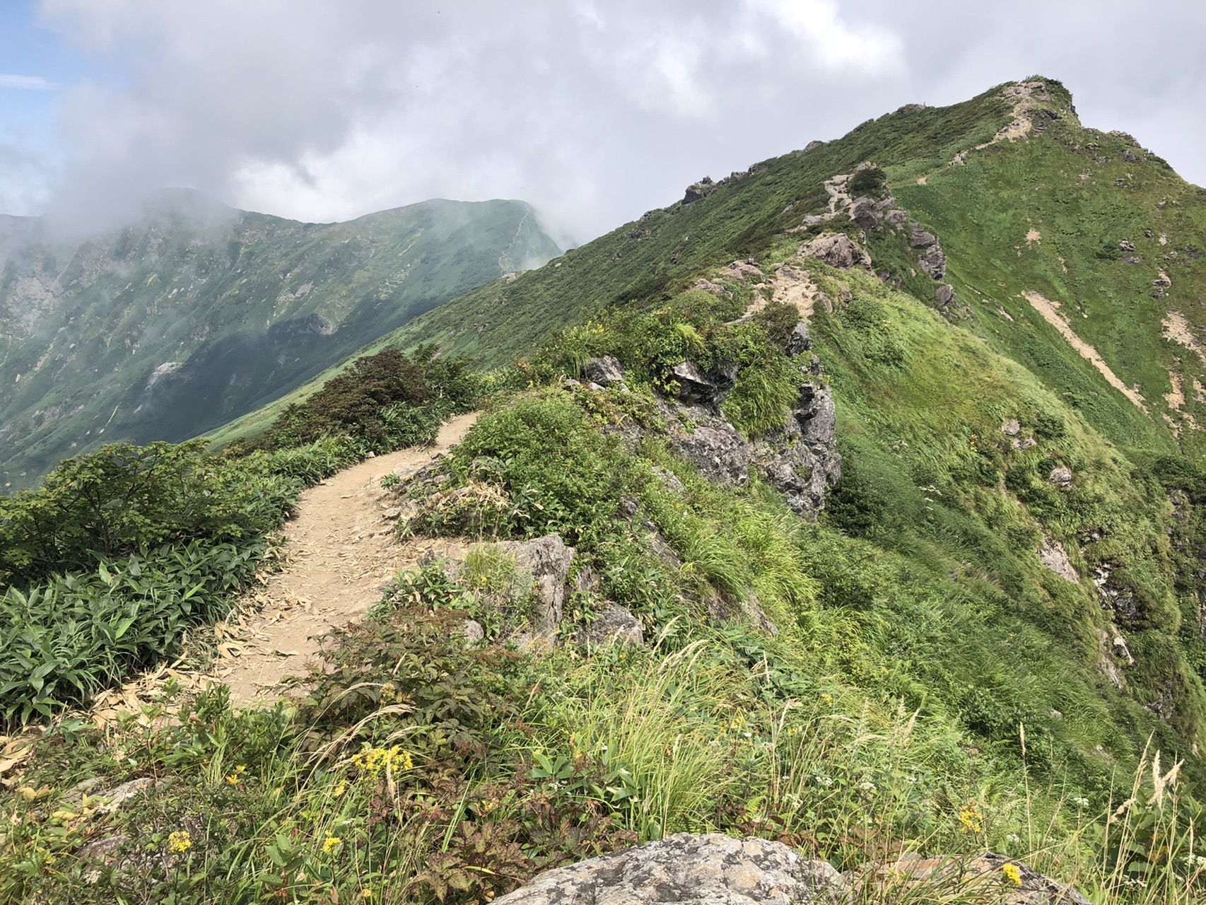 急登 谷川岳 西黒尾根 天神尾根 田尻尾根 登山トレーニング ソロ 日帰り だったんさんの谷川岳 七ツ小屋山 大源太山の活動データ Yamap ヤマップ