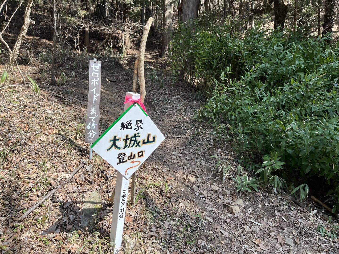 大城山 ゼロポイント 長野県辰野町 Owlさんの大城山 鶴ヶ峰 諏訪高尾山の活動データ Yamap ヤマップ