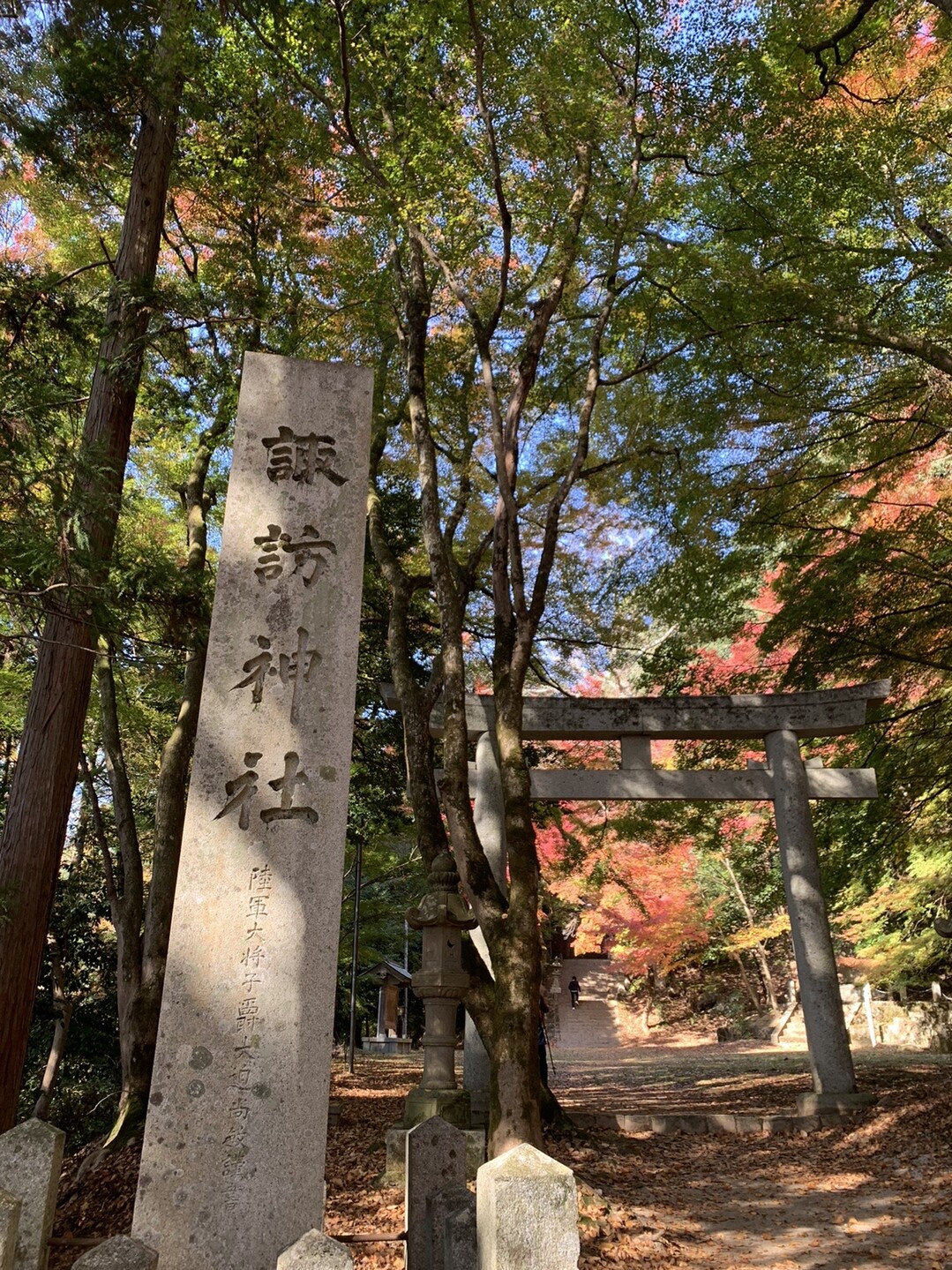 因幡智頭府諏訪神社 石谷家 紅葉 ないんずさんのウォーキングの活動データ Yamap ヤマップ